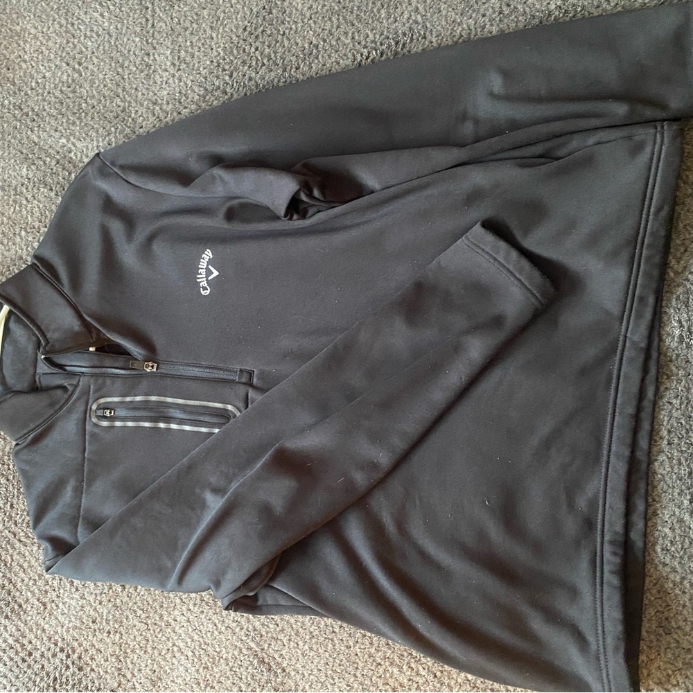 Callaway Black Quarter-Zip Pullover